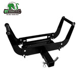 STEGODON Winch Mounting Plate Winch Cradle Mounting Bracket 8000lbs-13000lbs Capacity Foldable Bracket for Truck Trailer ATV 2" Hitch Receiver 4WD